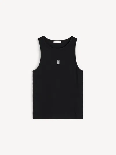 By Malene Birger Amanias Organic Cotton Tank Top In Black