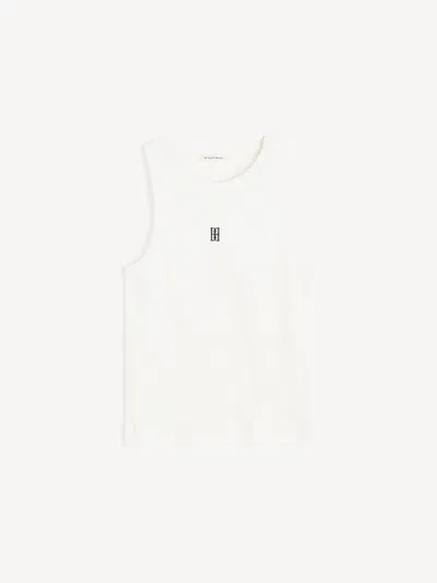 By Malene Birger Amanias Organic Cotton Tank Top In White