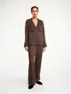 By Malene Birger Ameliano Wide-leg Trousers In Signature Flower