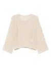 By Malene Birger Amil Embellished Sweater In Neutral