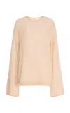 By Malene Birger Amil Wool Knit Top In Neutral