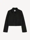 By Malene Birger Annie Suede Jacket In Black