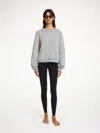 By Malene Birger Apalia Organic Cotton Sweatshirt In Grey Melange