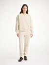 By Malene Birger Apalia Organic Cotton Sweatshirt In Oyster Gray