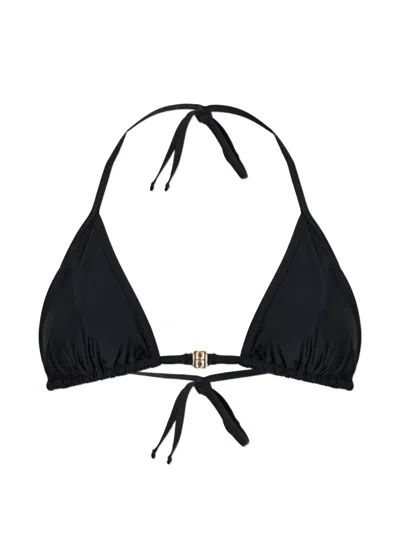 By Malene Birger Astrida Logo Bikini Top In Black