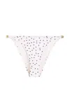 By Malene Birger Astrida Polka-dot Bikini Bottom In White