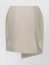 By Malene Birger Asymmetric Hem High Waist Skirt