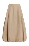 By Malene Birger Aubrey Crepe Bubble Maxi Skirt In Neutral