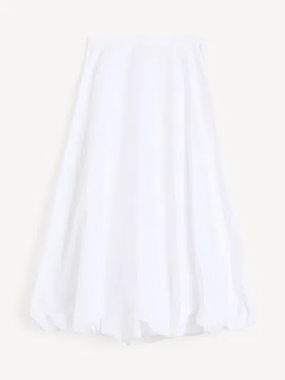 By Malene Birger Aubrey Organic Cotton Bubble Maxi Skirt In White