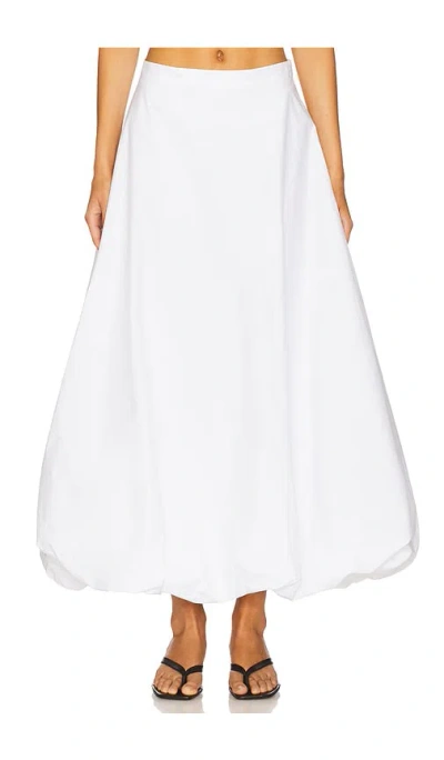 By Malene Birger Aubrey Organic Cotton Bubble Maxi Skirt In White