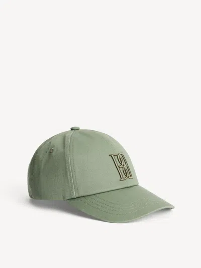 By Malene Birger Aubrieli Cotton Cap In Green