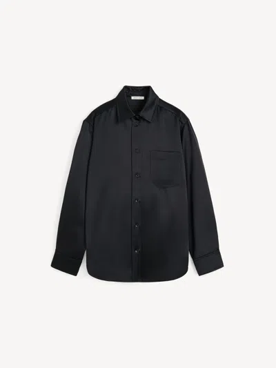 By Malene Birger Audrey Satin Shirt In Black