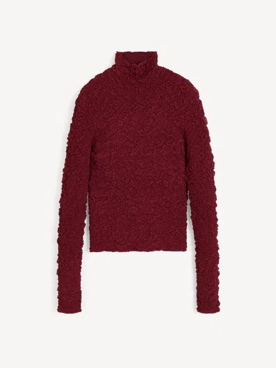 By Malene Birger Aura Blouse In Burgundy