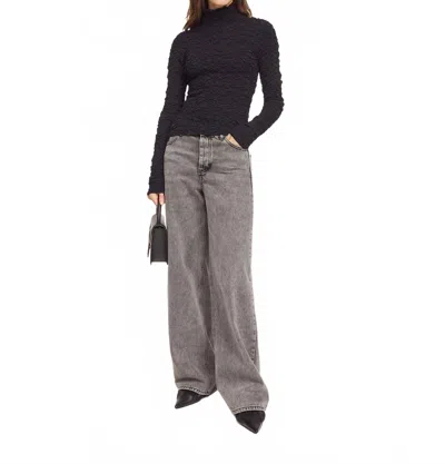 By Malene Birger Aura Turtleneck Blouse In Black