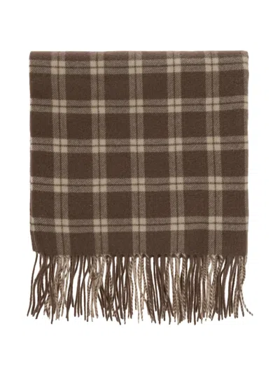 By Malene Birger Aurora Checked Scarf In Multi