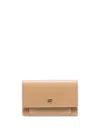 By Malene Birger Aya Logo-plaque Wallet In Nude
