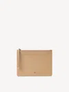 By Malene Birger Aya Leather Purse In Sand