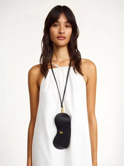 By Malene Birger Aya Sunny Sunglasses Leather Case In Black