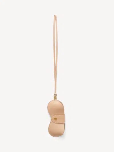 By Malene Birger Aya Sunny Sunglasses Leather Case In Tan