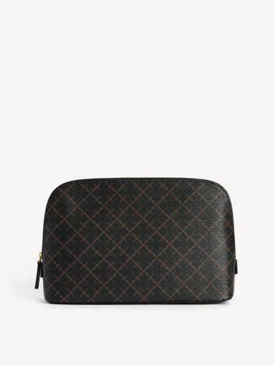 By Malene Birger Bae Medium Cosmetics Case In Dark Chokolate