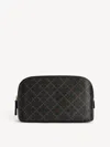 By Malene Birger Small Bae Makeup Bag In Dark Chokolate