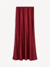 By Malene Birger Barbara Maxi Skirt In Burgundy