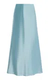 By Malene Birger Barbara Mid-rise Maxi Skirt In Blue