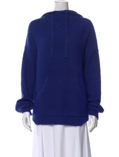 Pre-owned By Malene Birger Bateau Neckline Sweater In Blue