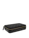 By Malene Birger Bea Patterned Zip Jewellery Box In Black