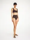 By Malene Birger Belira Bikini Bottom In Dark Mahogany