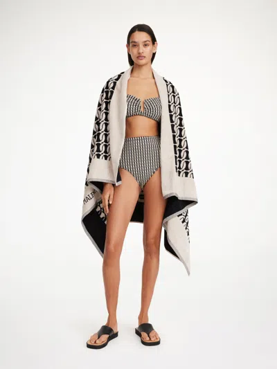 By Malene Birger Belira Bikini Bottoms In Black Monogram