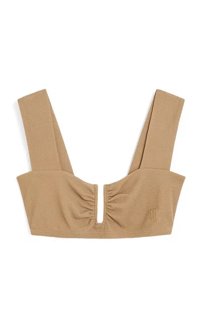 By Malene Birger Belira Bikini Top In Noix De Coco Grillée
