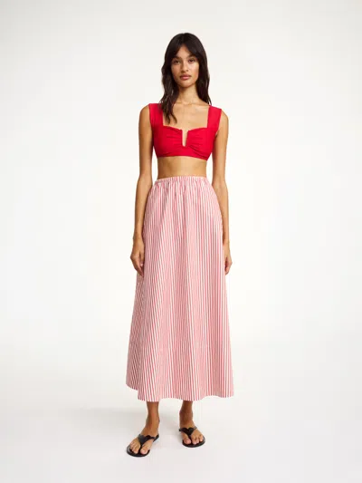 By Malene Birger Belira Bikini Top In Dark Chilli