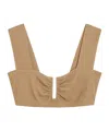 By Malene Birger Belira Bikini Top In Noix De Coco Grillée