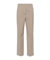 By Malene Birger Igda Crepe Straight-leg Pants In Nude