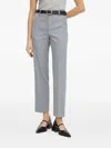 By Malene Birger Belt-loops Trousers In Gray