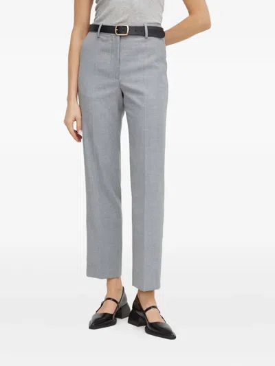 By Malene Birger Belt-loops Trousers In Gray