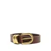 By Malene Birger Round-buckle Leather Belt