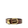 By Malene Birger Round-buckle Leather Belt