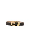 By Malene Birger Zoilo Suede Belt Coffee In Multi