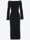 By Malene Birger Long-sleeve Bennie Midi Dress In Black