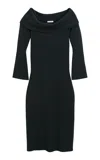 By Malene Birger Bennie Off-the-shoulder Tencel Maxi Dress In Black