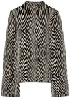 BY MALENE BIRGER BY MALENE BIRGER BERNIE ZEBRA-INTARSIA STRETCH-KNIT JUMPER