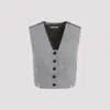 By Malene Birger Bettas Fitted Waistcoat In M Grey Melange
