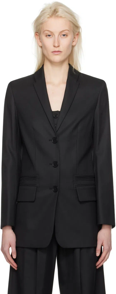 By Malene Birger Black Porter Blazer In 050 Black