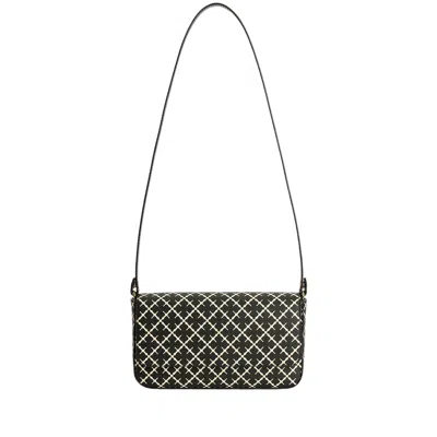 By Malene Birger Black/white Tallie Geometric Shoulder Bag