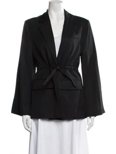 Pre-owned By Malene Birger Blazer In Black
