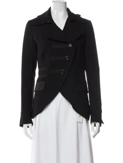 Pre-owned By Malene Birger Blazer In Black