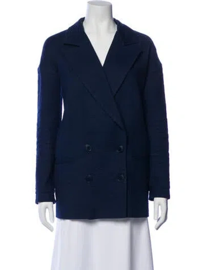 Pre-owned By Malene Birger Blazer In Blue