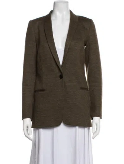 Pre-owned By Malene Birger Blazer In Green